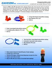 Foam Earplugs sell sheet thumbnail