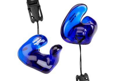 EarzON-BlueAcrylic-Lanyard